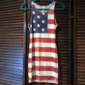 American flag, Tank top dress